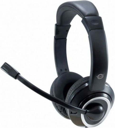 Conceptronic POLONA02BA On Ear Multimedia Ακουστικά με μικρόφωνο και σύνδεση 3.5mm Jack