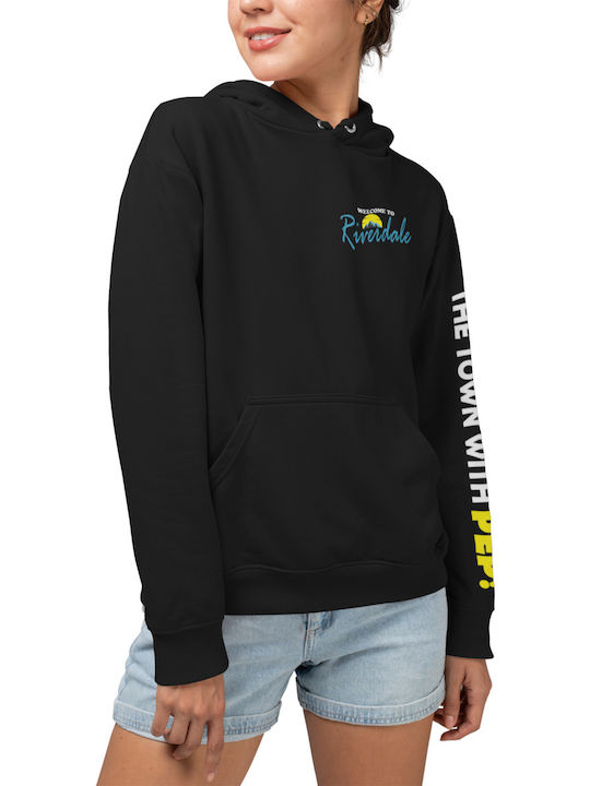 T-shirt Studio South Side Serpents The Town With PEP! Дамско Блуза с качулка Riverdale Черен