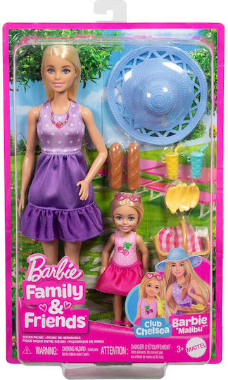 Barbie Family & Friends Doll Set for 3++ Years