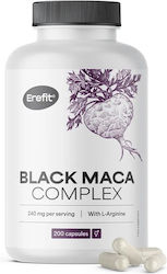 Erefit Black Maca 240mg 200 κάψουλες Erefit Black Maca 240mg 200 κάψουλες