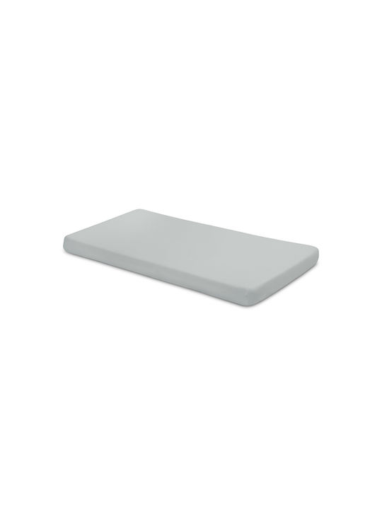 Sensillo Baby Sheet Crib Flannel Gray 80x160cm