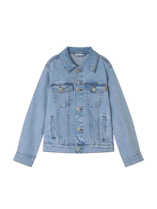 Geacă Denim Pentru Copii Albastru Deschis