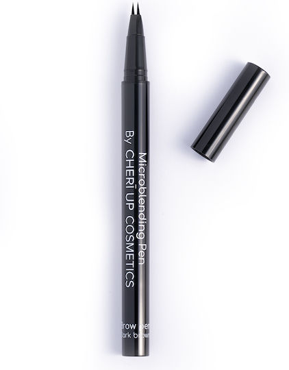 Cheri Up Microblending Wasserdichtes Augenbrauen-Stift Dunkelbraun 0.55ml