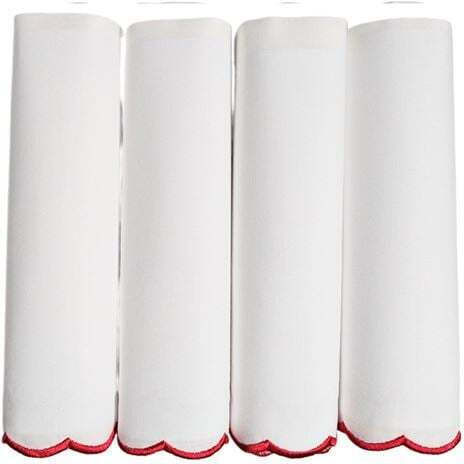 Nakas Concept Șervețel Set 4buc White, Red 50x50cm