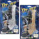 Octagonal Sight Carnival Gold Gun Made of Plastic