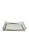 La Vista Wedding Tray made of Metal with Mirror Silver 1pcs