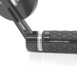 Barracuda Decorative Bar End Mirrors Silver