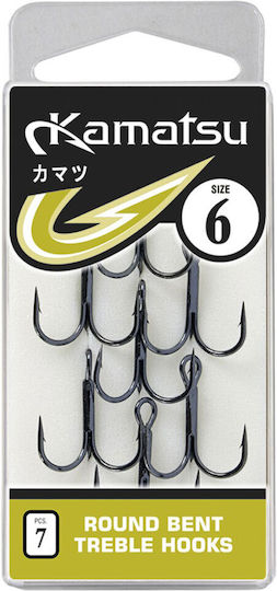 Kamatsu Round Bent Treble Black Nickel 8 517.300.308