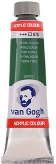 Royal Talens Talens Van Gogh Acryl 40ml 675 Gebranntes Phthalogrün