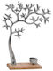 Fylliana Tree Candle Holder Wooden in Beige Color 28x8x37cm 1pcs
