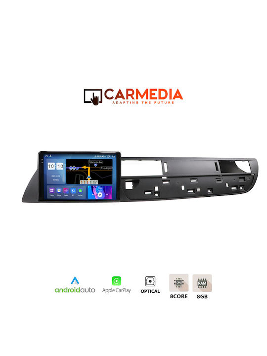 Carmedia Car Audio System for Citroen C5 2007-2017 (Bluetooth/USB/AUX/WiFi/GPS/Apple-Carplay/Android-Auto) with Touch Screen 9.5"