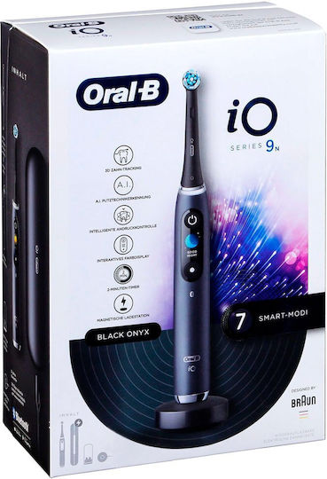 Oral-B Ioseries 9n Electric Toothbrush with Pressure Sensor and Travel Case Pink