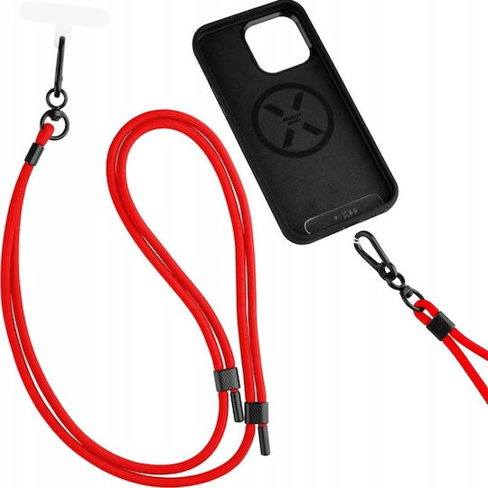 Fixed Universal Neck Strap for Mobile Phones Red