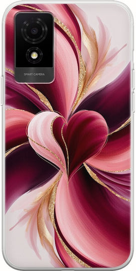Θήκη Valentine's Day Abstract Watercolor Love Tcl 501 Flexible Tpu Διάφανη Σιλικόνη