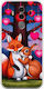 Valentinstag Fuchs Hase unter Liebesbaum Huawei Mate 10 Pro Flexibles TPU Transparentes Silikon Case