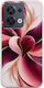 Valentine's Day Abstract Watercolor Love Oppo Reno 8 5g Flexible TPU Transparent Silicone Case