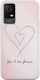 Θήκη Valentine's Day Forever Connected Hearts Tcl 406 Flexible Tpu Διάφανη Σιλικόνη