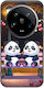 Θήκη Valentine's Day Panda Love Under Stars Xiaomi 14 Ultra 5g Black Tpu Μαύρη Σιλικόνη