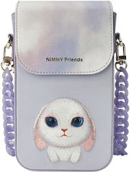 Nimmy Phone Bag Purple Big Eyed Pet 2.0 Rabbit Nimmy Phone Bag Purple Big Eyed Pet 2.0 Rabbit
