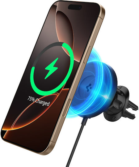 Spigen SGP OneTap Pro 4 Qi2 Car Mobile Mount with Magnet and Wireless Charging MagSafe Black