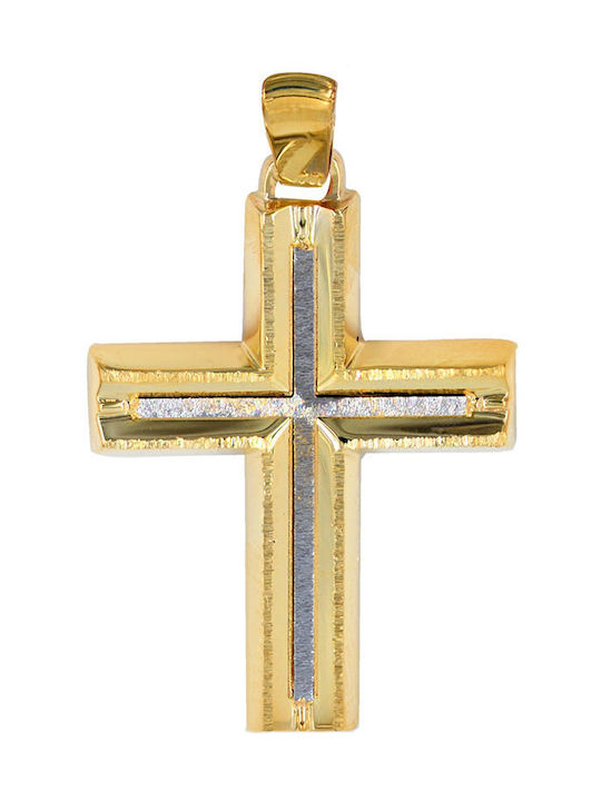Tasoulis Jewellery Collection Χρυσός Σταυρός 9Κ χωρίς Αλυσίδα