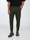 Hose in Lockere Passform Olive