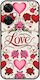 Valentine's Day Vintage Love Blooms Oneplus Nord Ce 3 Lite 5g Black TPU Silicone Case