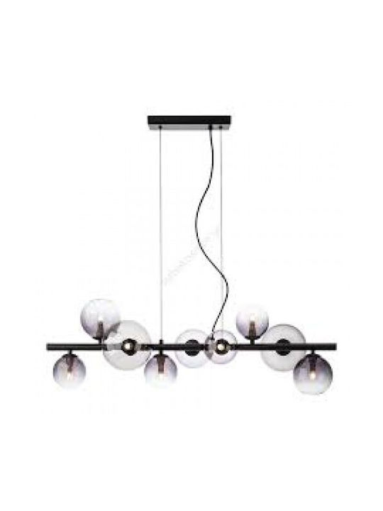 Redo Group Astra Pendant Light Black for 9 Bulbs G9