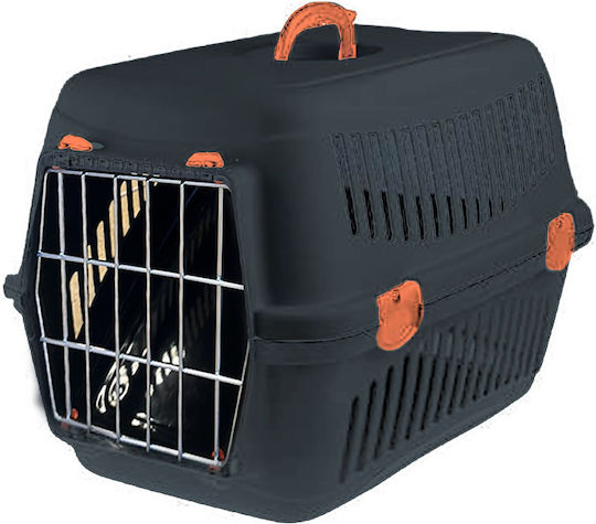 Black Dog Transport Cage 48x32.5x32.5cm