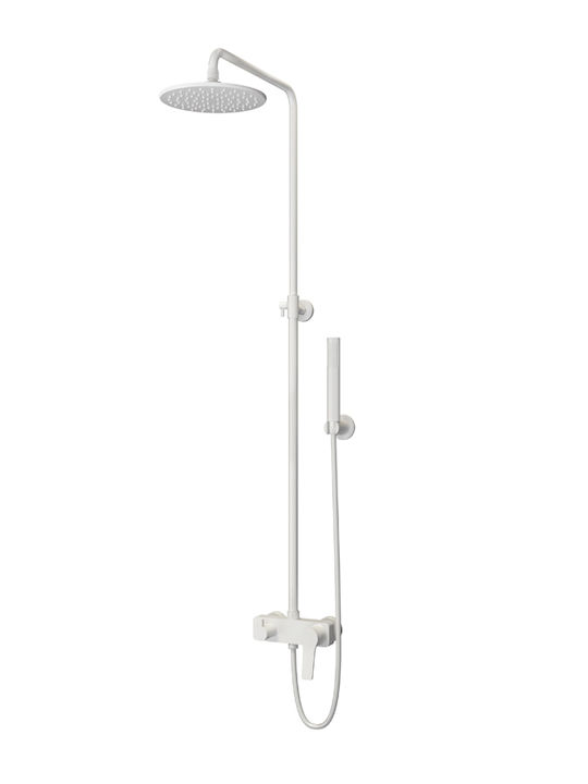 Karag Shower Column with Mixer Black