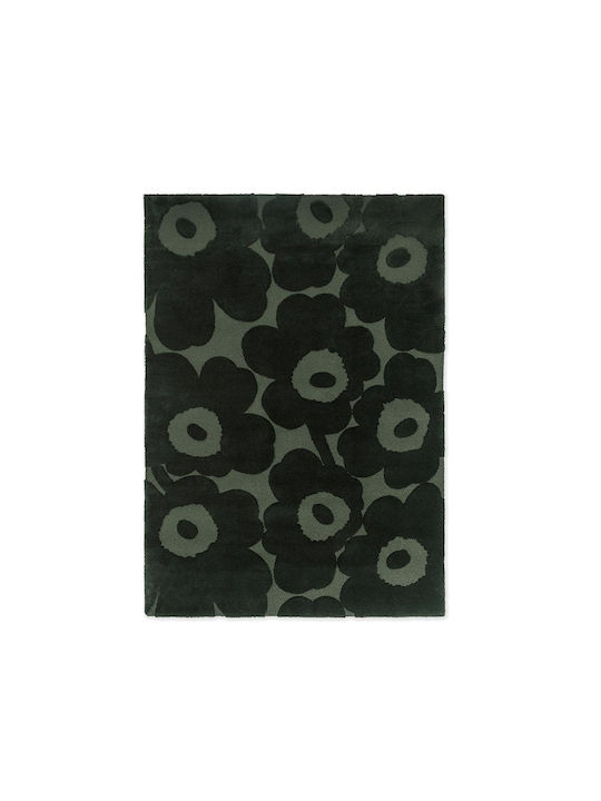 Marimekko Unikko Covor Rectangular Dark Green