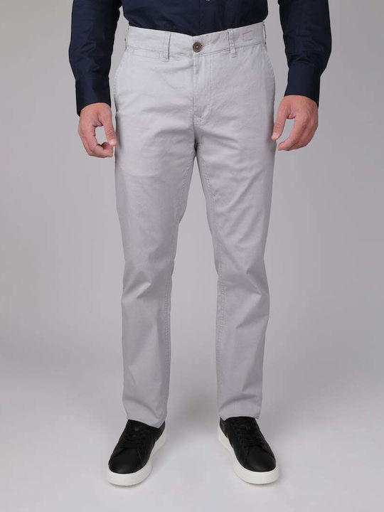 Trousers Chino Elastic Grey Light