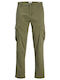 Hose Elastisch Olive Night