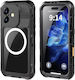 Shellbox Back Cover Πλαστικό / Σιλικόνης 2mm Αδιάβροχο Μαύρο (iPhone 16)