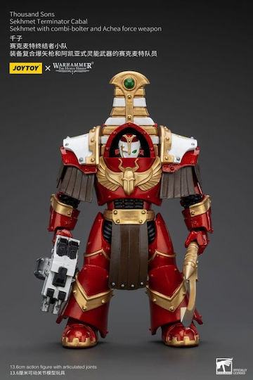 Warhammer The Horus Heresy Action Figure 1/18 Thousand Sons Sekhmet Terminator Cabal Sekhmet With Combi-bolter And Achea Force W