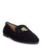 Averi Leather Women's Loafers in Black Color