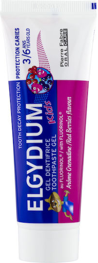 Elgydium Children's Toothpaste for Ages 3+ with Berries Flavor 50ml