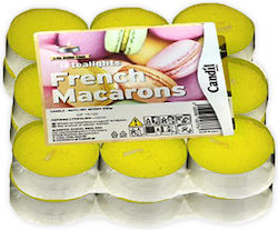 Scented Tealight Candles 18pcs French Macaron