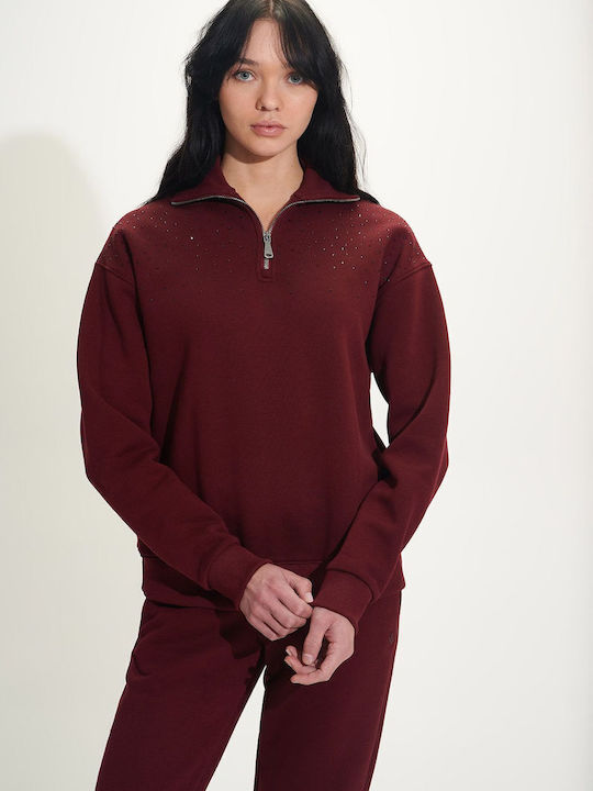 SugarFree Women's Fleece Sweatshirt RED