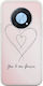 Valentine's Day Forever Connected Hearts Case Huawei Nova Y90 Flexible TPU Transparent Silicone
