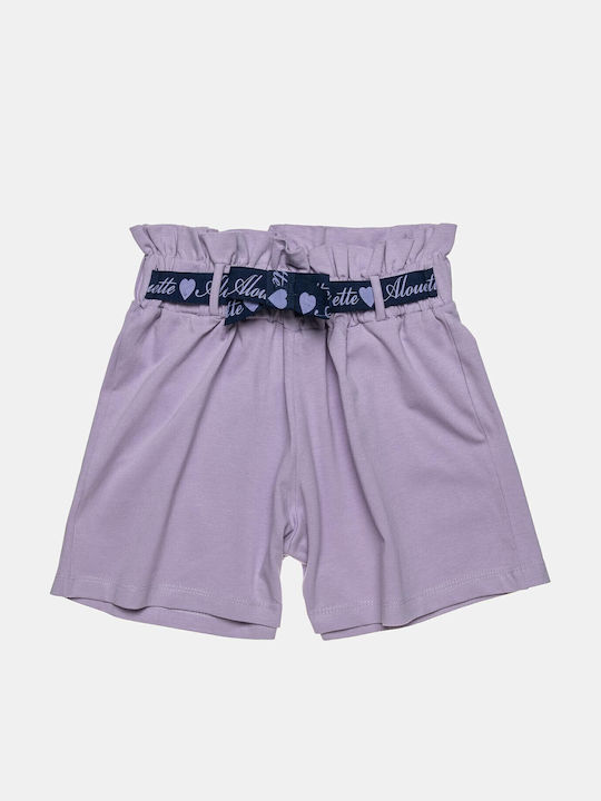 Alouette Kinder-Shorts/Bermudas Stoff Flieder