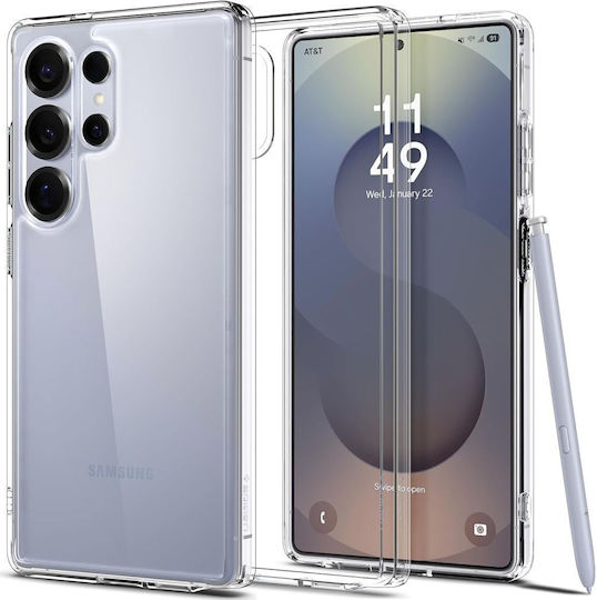 Spigen Ultra Hybrid Задна корица Пластмаса / Силикон 1.2мм Прозрачен (Galaxy S25 Ultra)