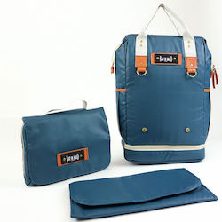 Baby on Board Diaper Bag Blue 44x16x27cm.
