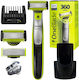 Philips Oneblade Ξυριστική Μηχανή Σώματος / Προσώπου Επαναφορτιζόμενη