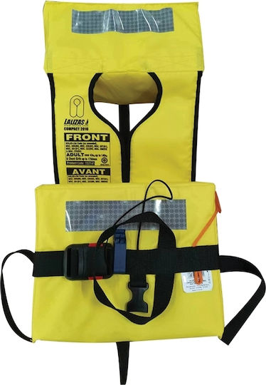 Lalizas Foam Life Jacket Foldable Compact Solas Med Adult Yellow 722141