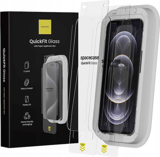 Spacecase Tempered Glass 2τμχ (iPhone 12 / 12 Pro )