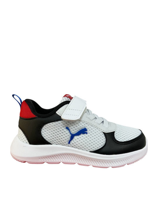 PUMA Fun Racer 2 Παιδικά Sneakers με Σκρατς Λευκά