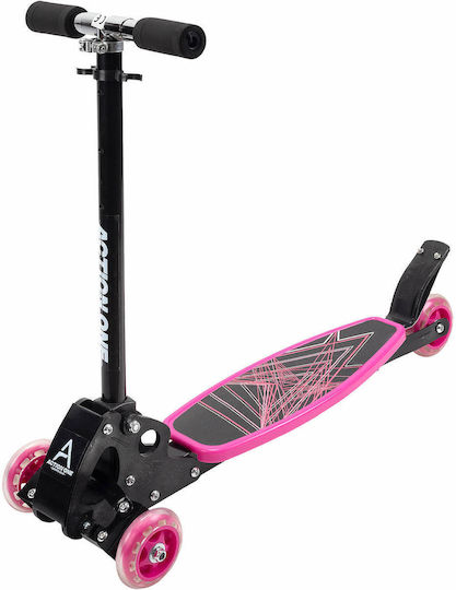 Action One Kids 4-wheel Foldable Scooter Rookie Pink