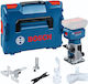 Bosch GLF 18V-8 Professional Trimmfräse 18V Solo mit Geschwindigkeitsregelung und mit Absaugsystem