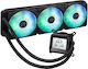 Asus Prime LC 360 ARGB LCD Water Cooling System AIO CPU with 3 120mm Fans
